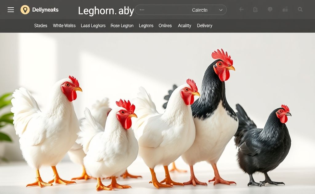 Leghorn chicken varieties for sale online
