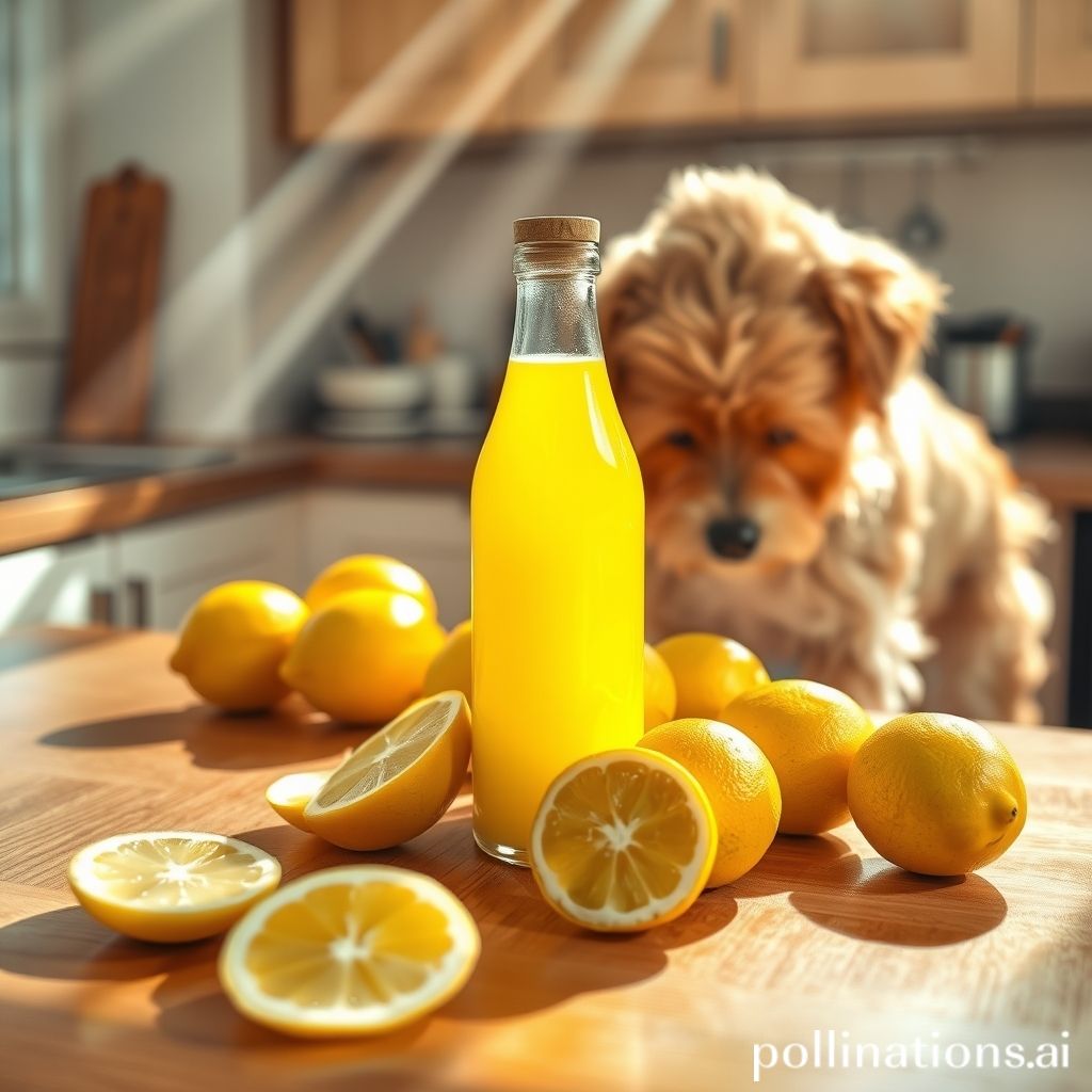 Lemon Juice as a Natural Flea Repellent for Dogs