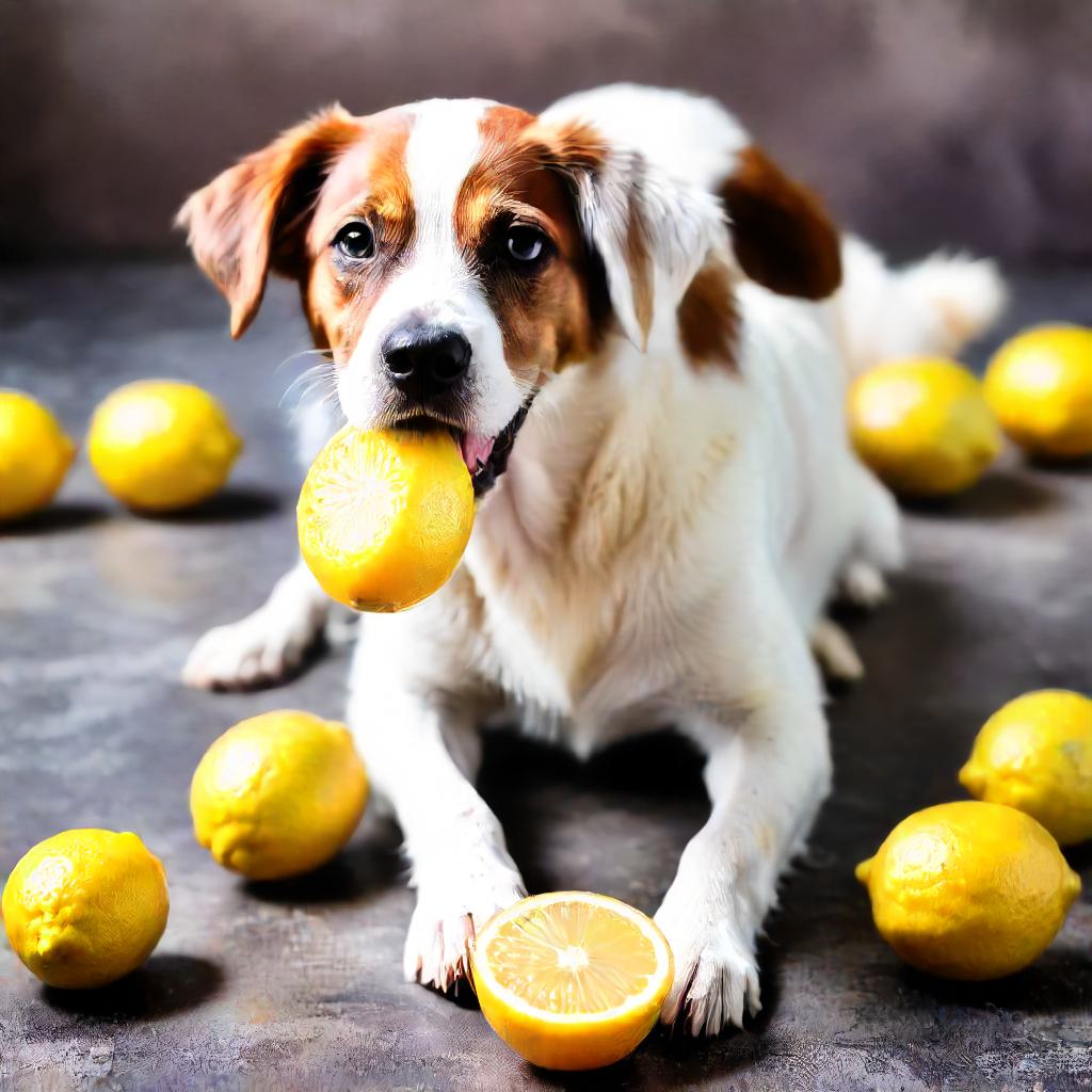Lemon Juice for Freshening Dog's Breath