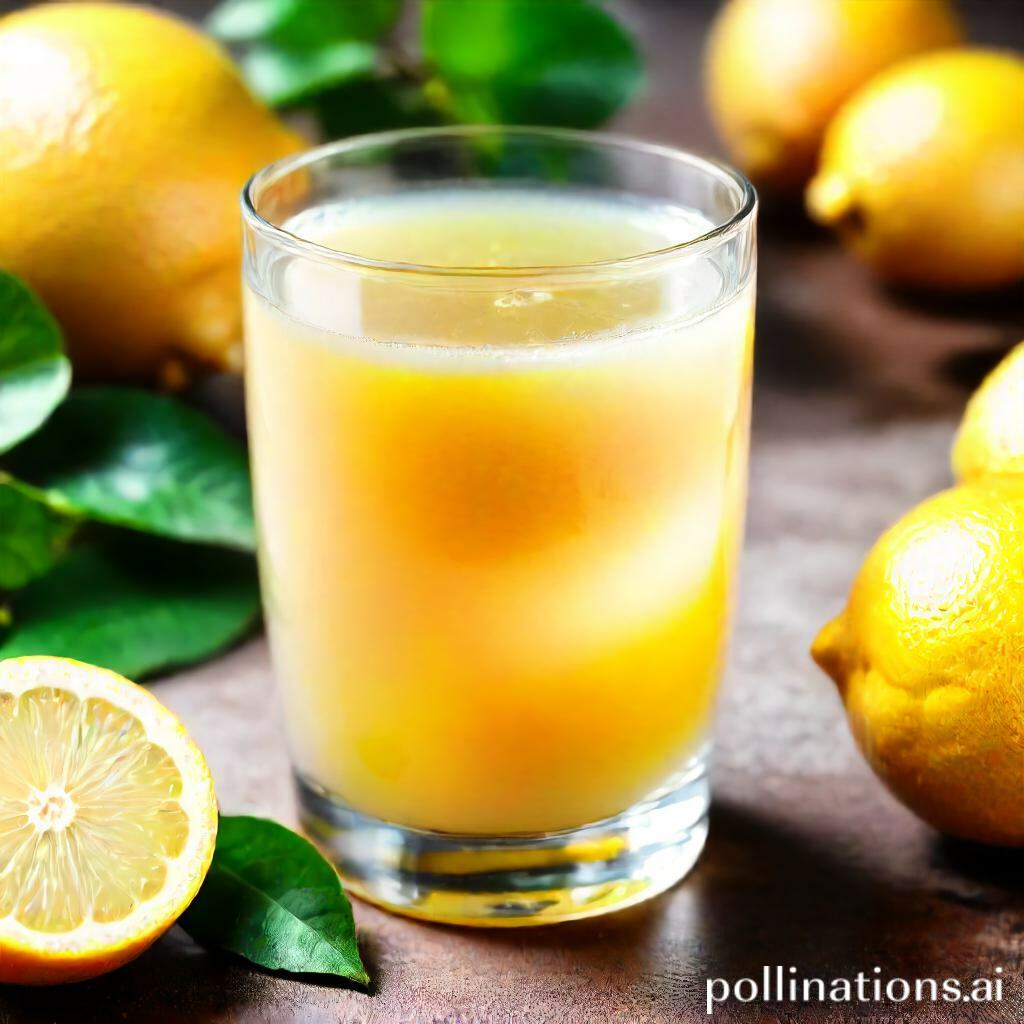 Lemon Juice. A Natural Liver Detoxifier