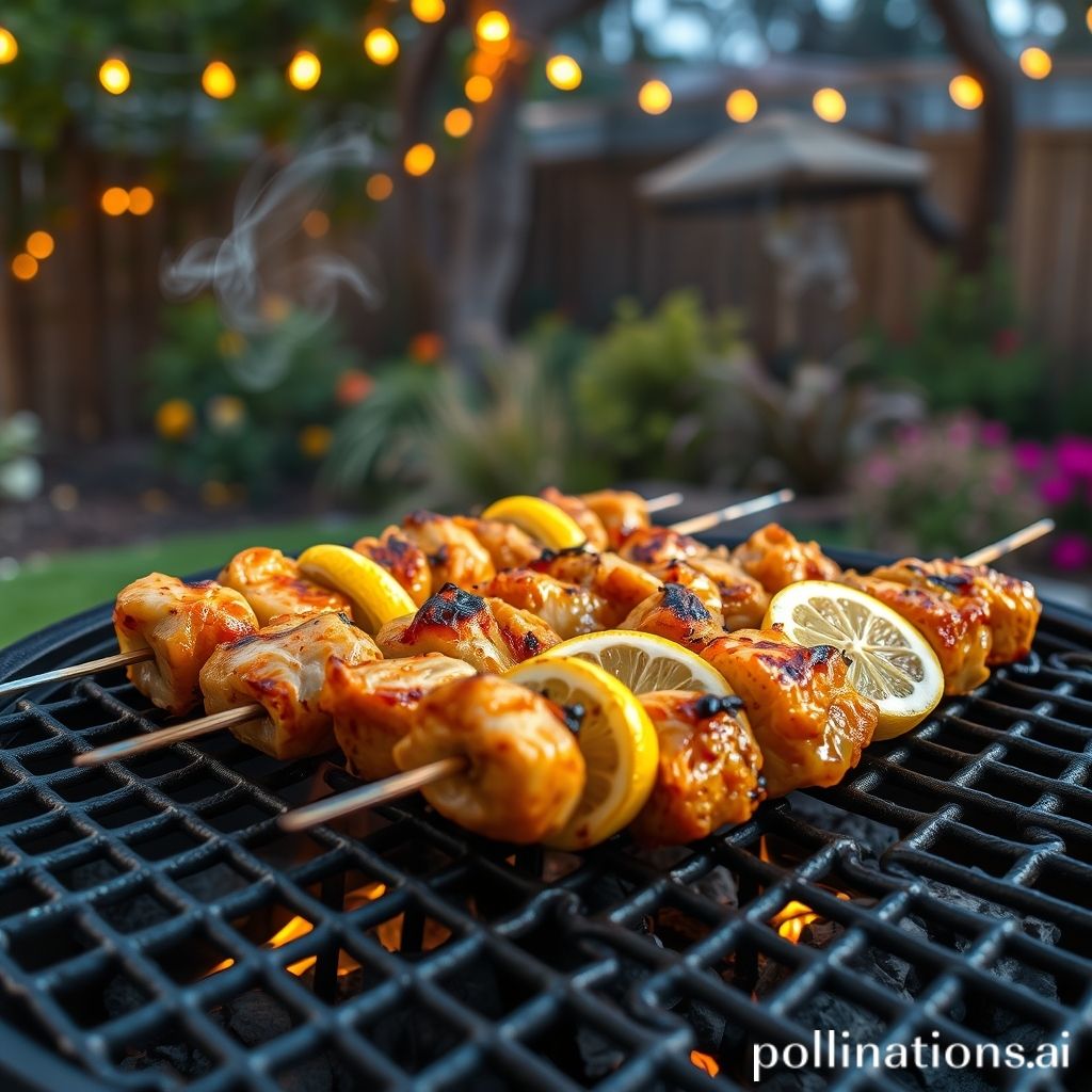 Greek-Style Lemon Chicken Skewers