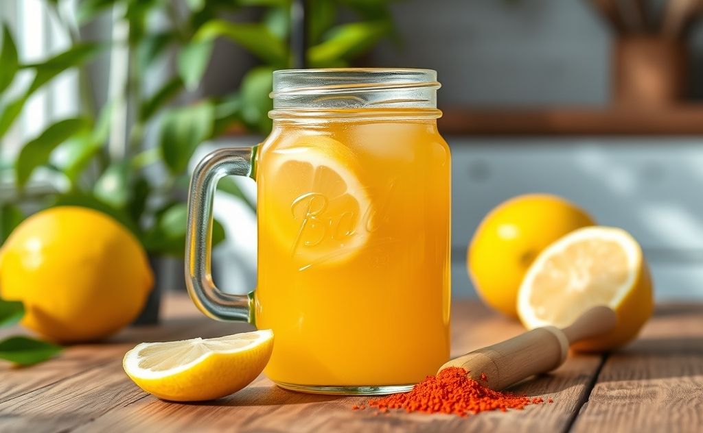 Lemon honey cayenne detox drink recipe
