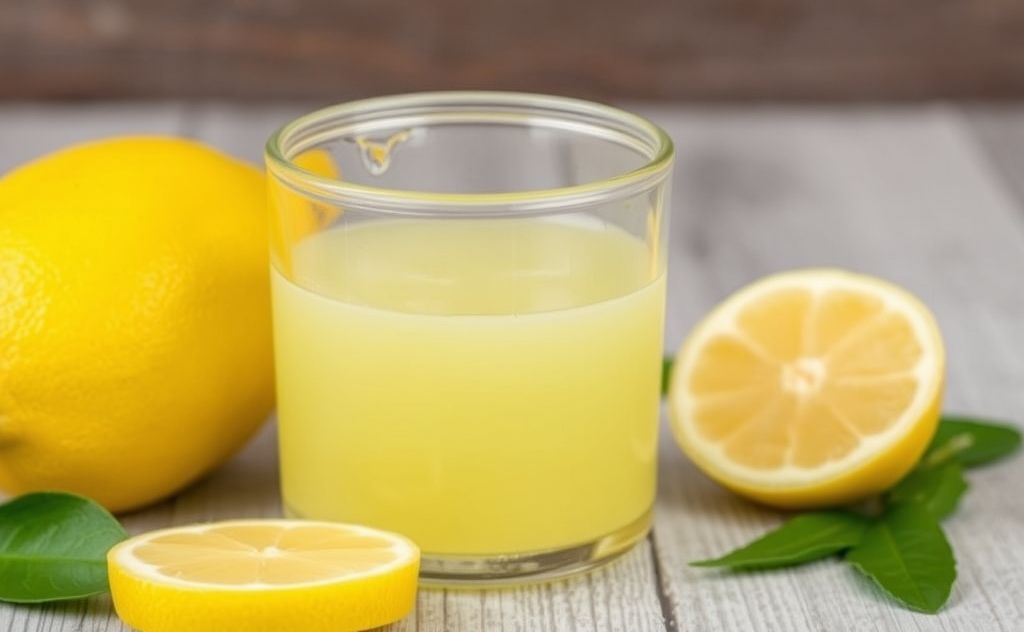 Lemon juice as a natural remedy for fungus
