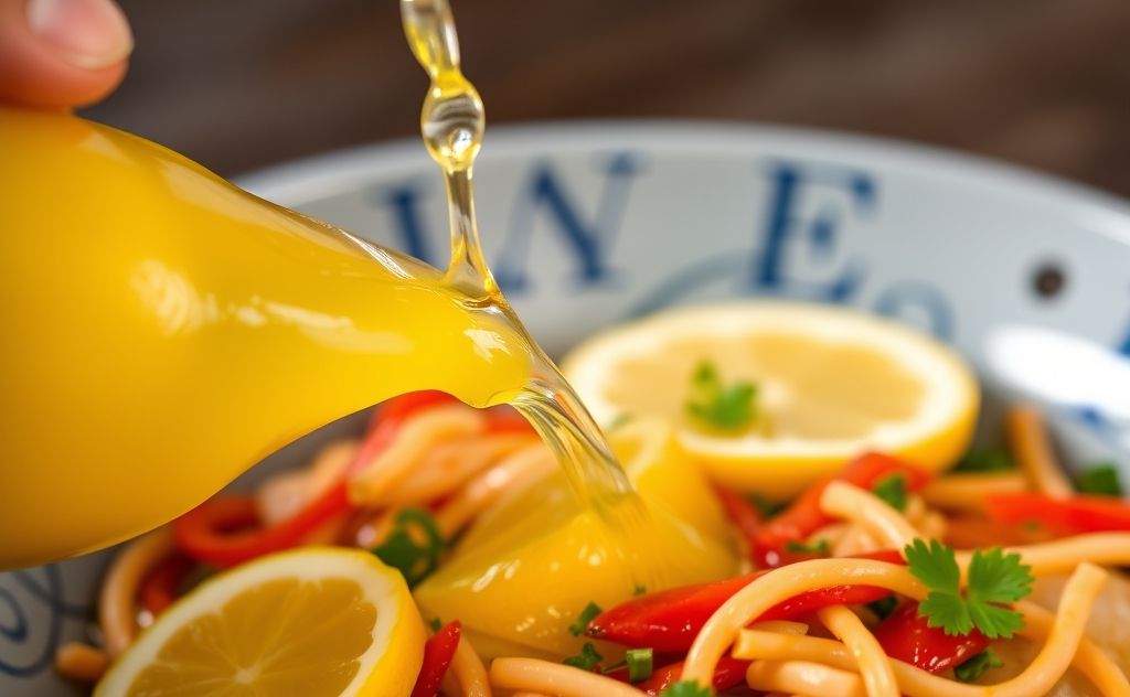 Lemon juice balancing spicy flavors in a dish