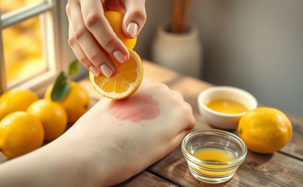 Lemon juice benefits for eczema relief and healing