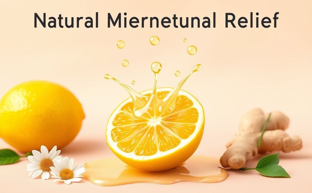 Lemon juice benefits for menstrual relief