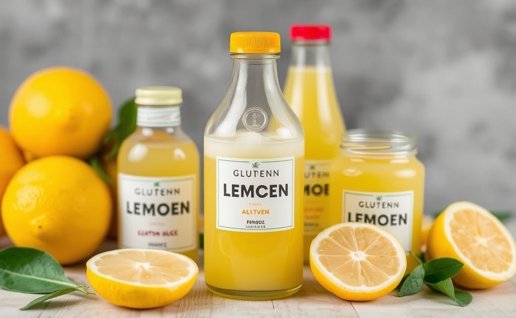 Lemon juice products and gluten risks