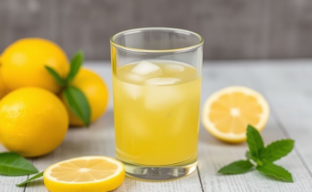 Lemon juice relief for stomach pain