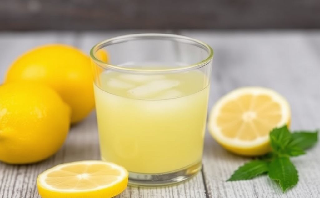 Lemon juice remedy for soothing sore throat