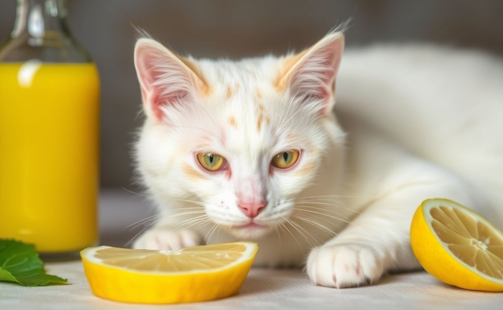 Lemon juice toxicity for cats explained