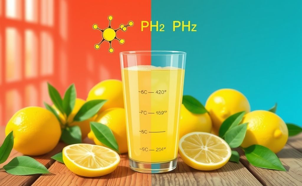Lemon juice's pH: acidity vs. alkalinity debate.