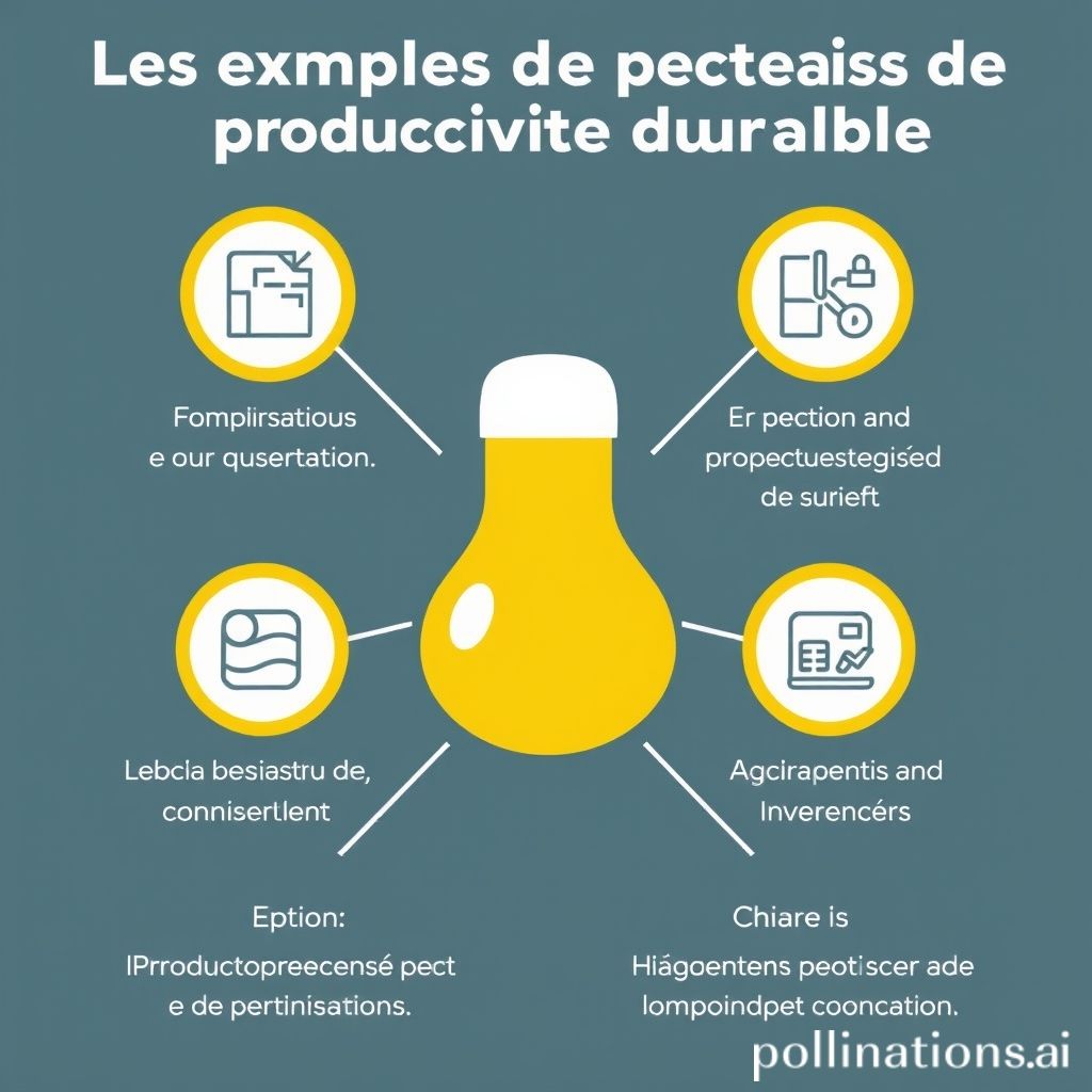 Les exemples de succès de productivité durable