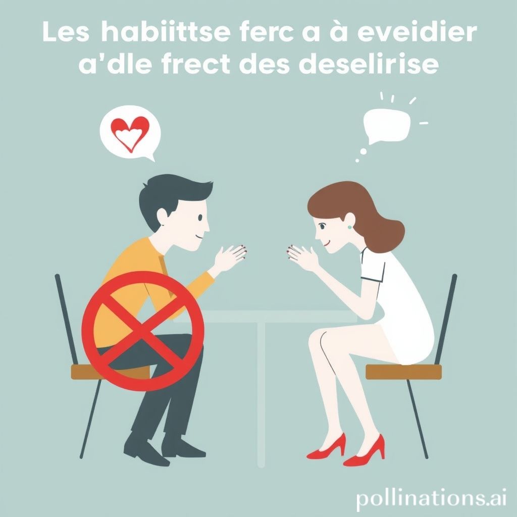 Les habitudes à éviter dans les relations