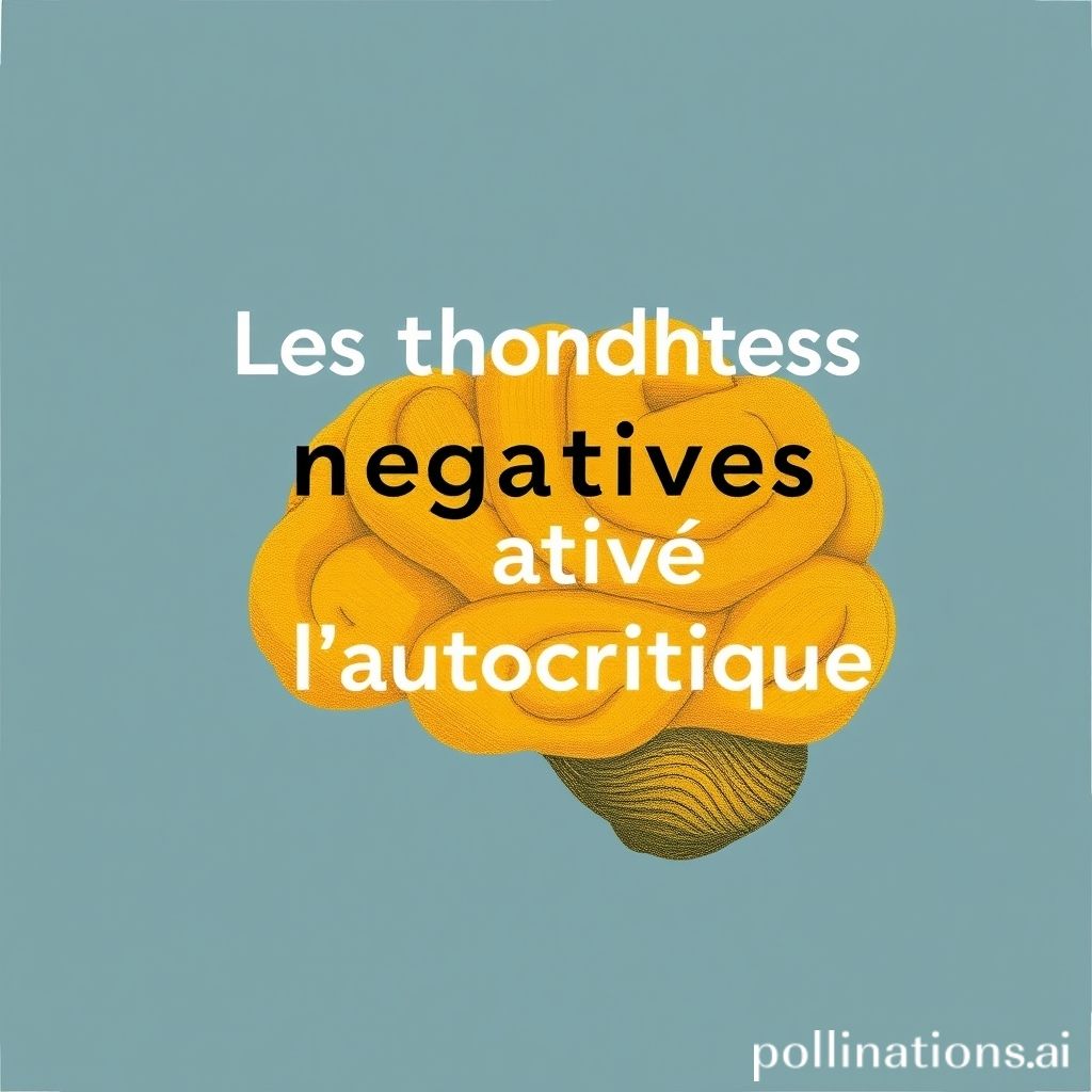 Les pensées négatives et l'autocritique