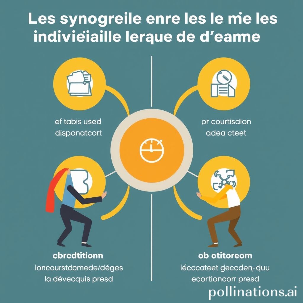 Les synergies entre les objectifs individuels et d'équipe