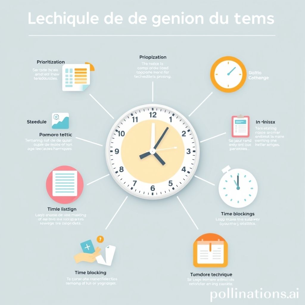 Les techniques de gestion du temps