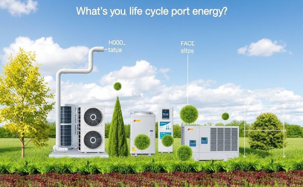 Life cycle assessment of HVAC components energy footprint