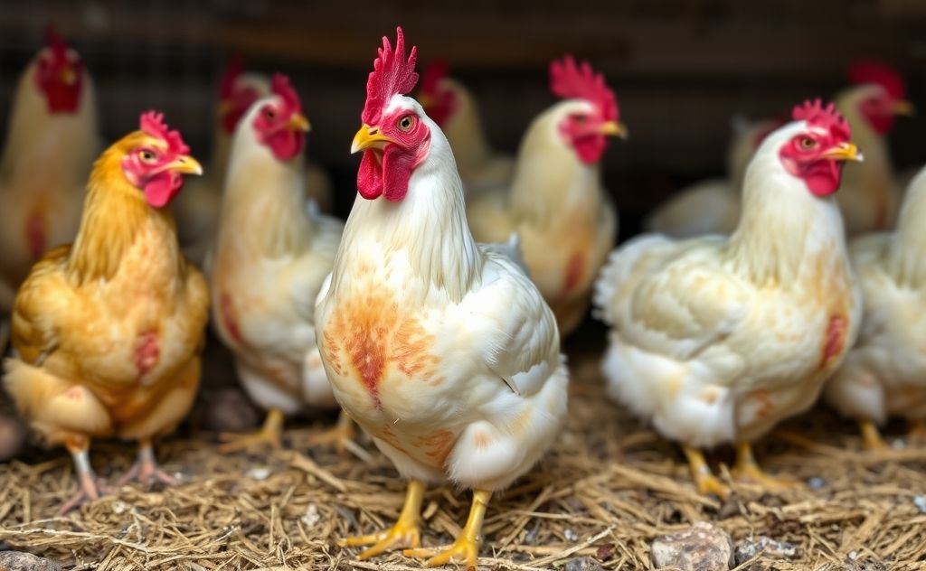 Life-threatening signs in egg-bound chickens