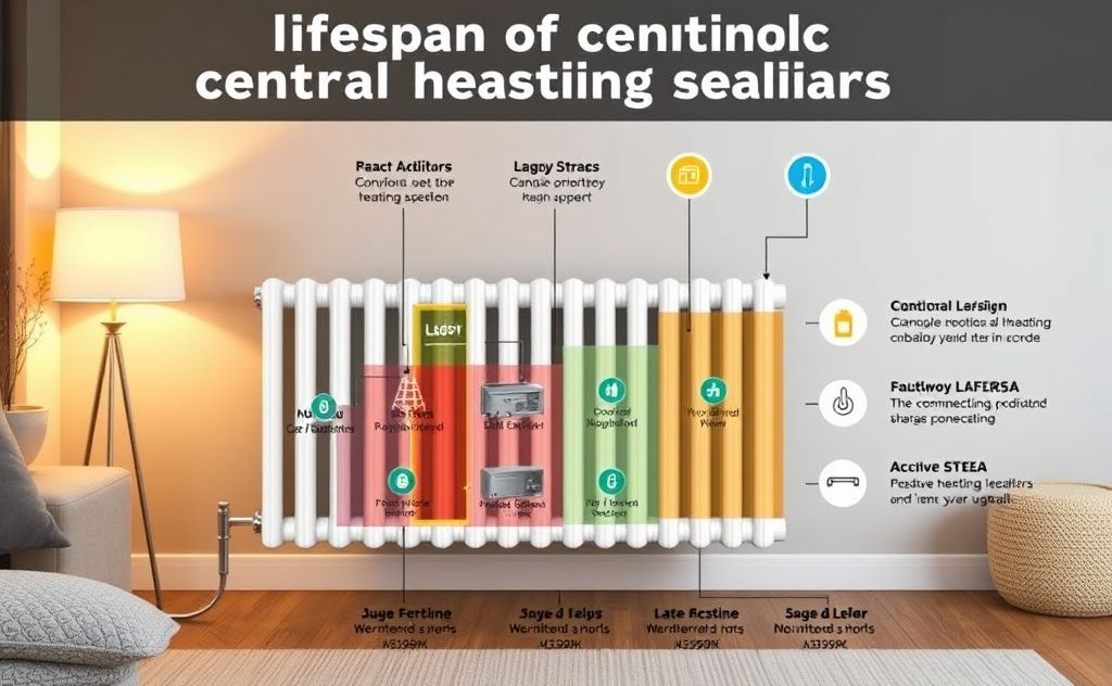Lifespan of central heating radiators explained.