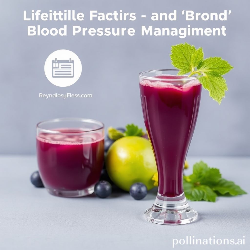 Healthy lifestyle and blood pressure control with grape juice