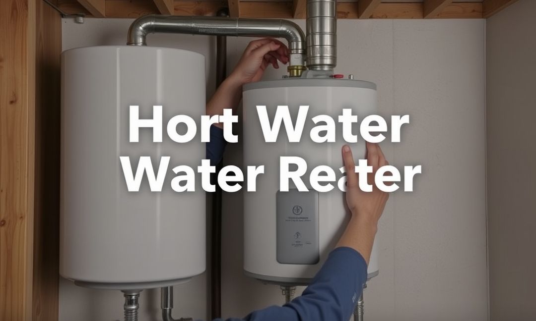 how to lift a hot water heater into a drain pan video