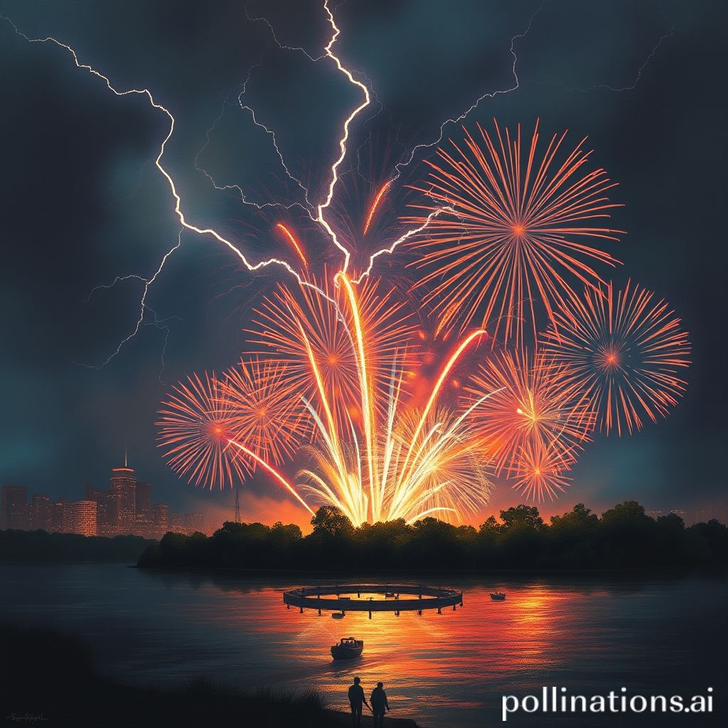 Lightning detonates Sanford fireworks