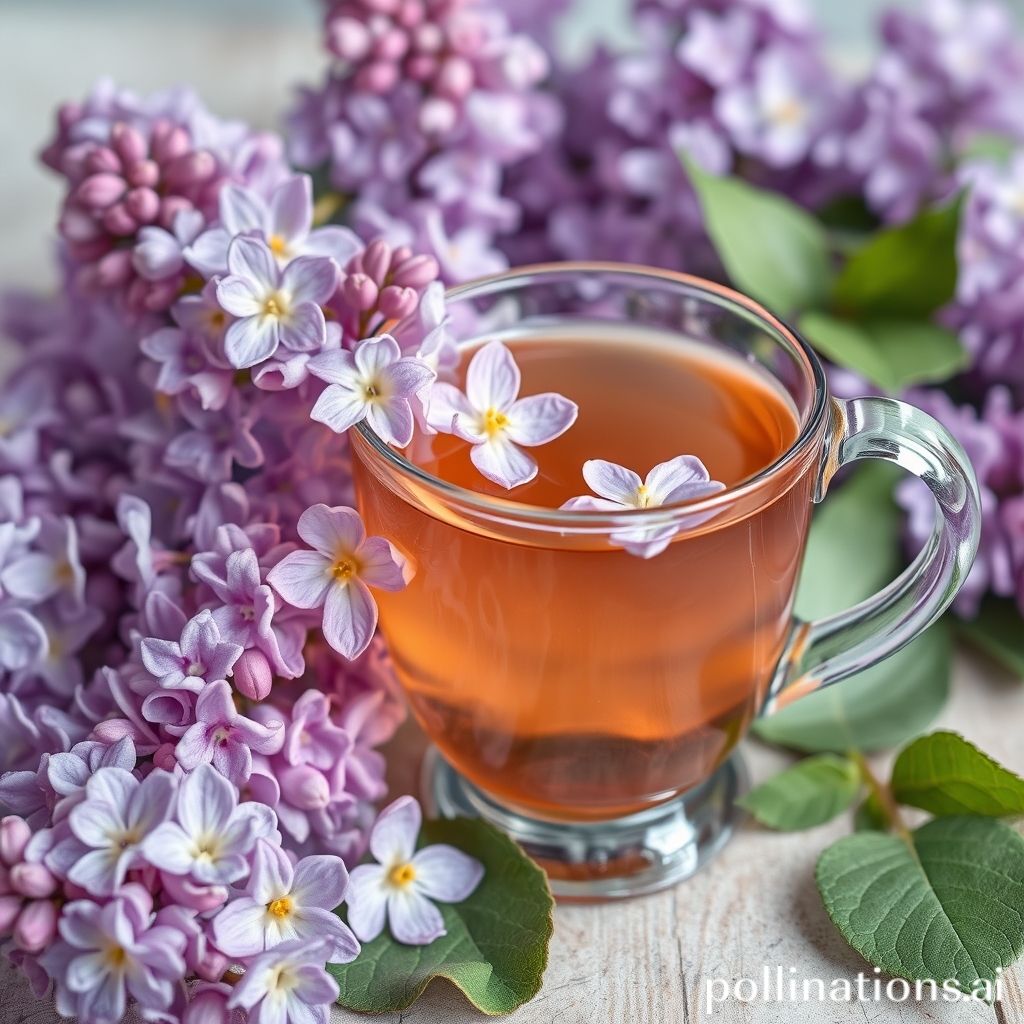 how to make lilac tea