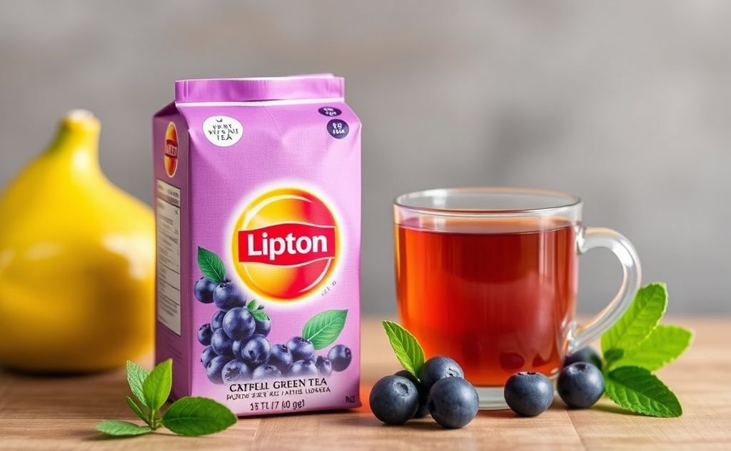 Lipton Green Tea with Purple Acai and Blueberry