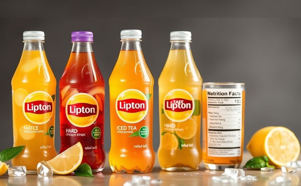 Lipton Hard Iced Tea with refreshing flavors and facts