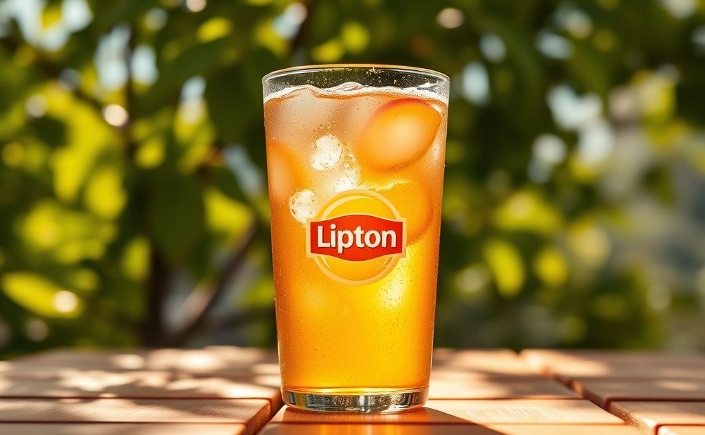 Lipton Peach Tea boosts hydration and refreshment