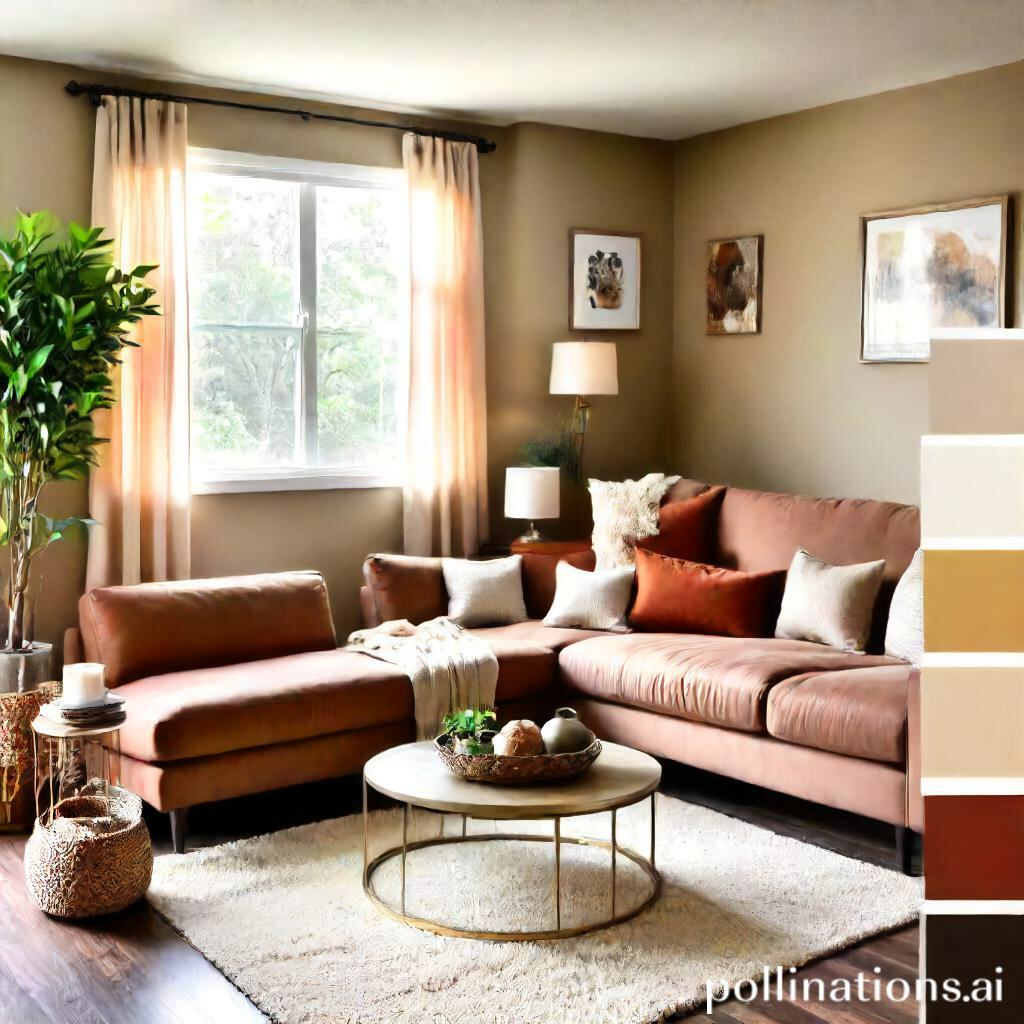 Natural Earthy Tones Living Room