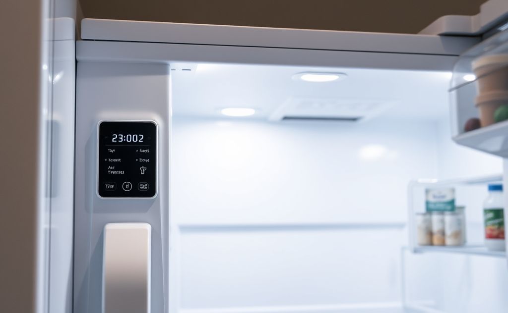 Locate Whirlpool refrigerator temperature controls easily