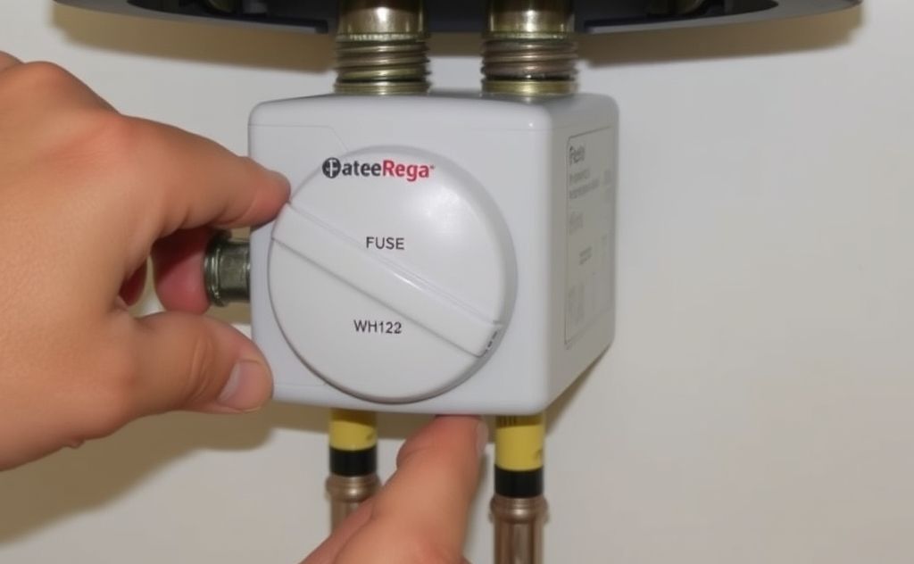 Locate fuse for WH328 Rega water heater easily