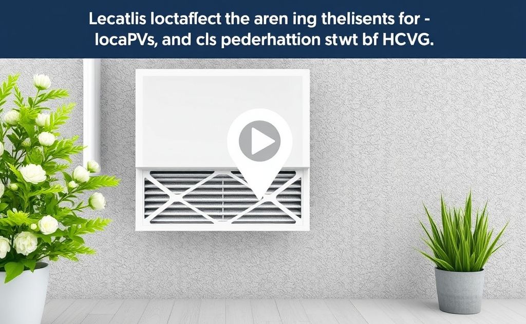 Location affects HVAC filter lifespan and efficiency