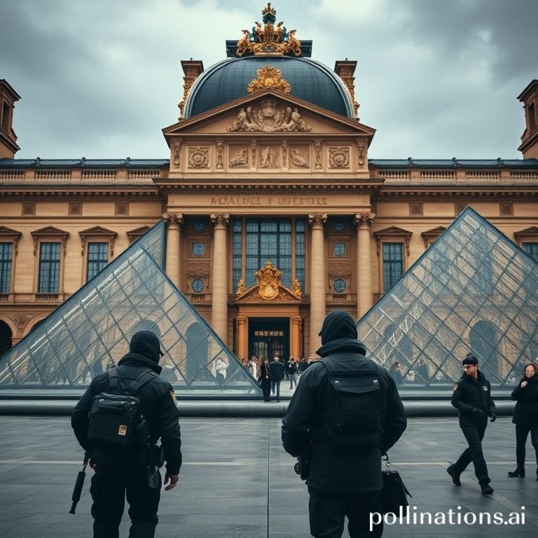 Exterior of the Louvre Museum