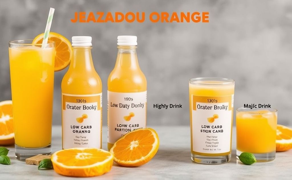 Low carb orange drink options available now