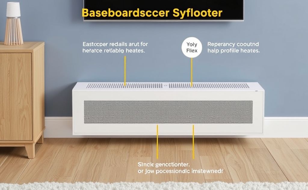 Low profile baseboard heater benefits highlighted