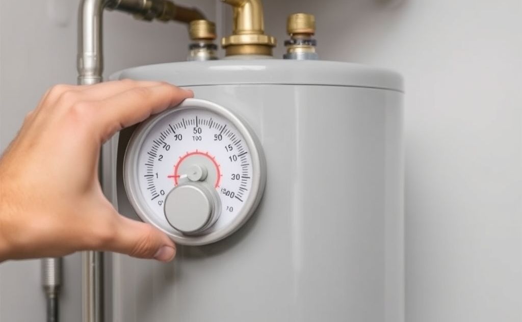 Lower water heater temperature for energy savings