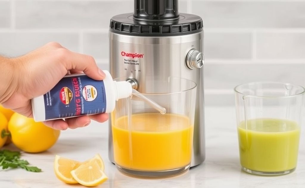 Lubricate a Champion Juicer for smooth operation