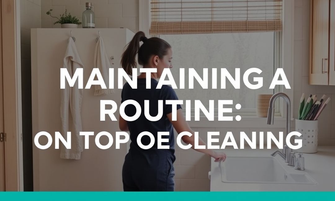 MAINTAINING A ROUTINE: STAYING ON TOP OF CLEANING