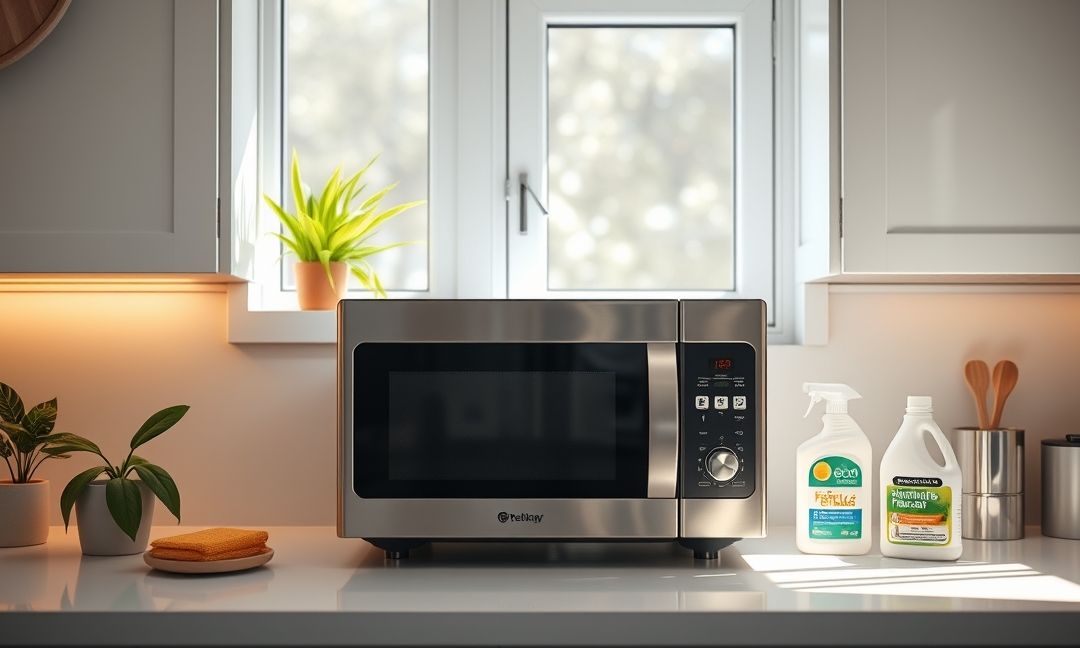 MAINTAINING A SPOTLESS MICROWAVE