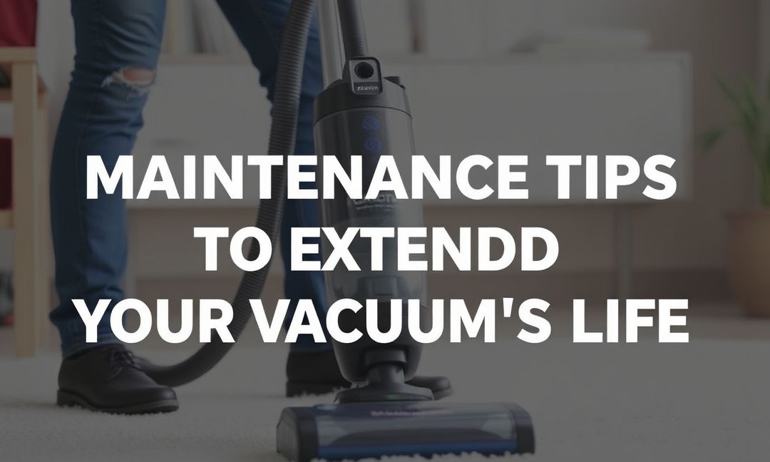 MAINTENANCE TIPS TO EXTEND YOUR VACUUM'S LIFE