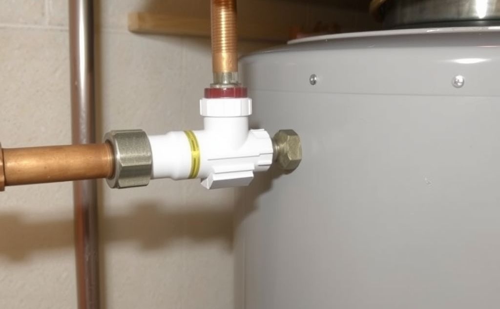 Main water line connection to water heater explained