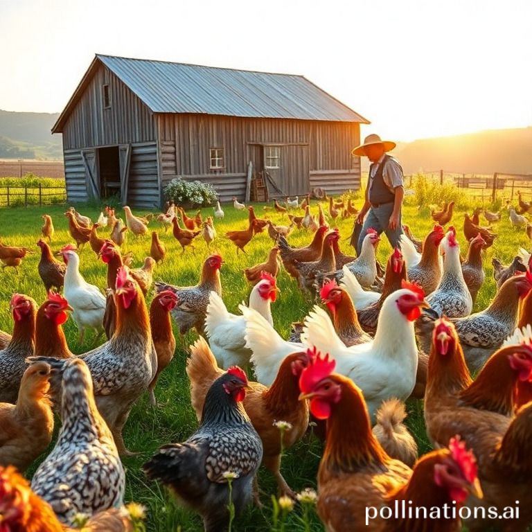 Healthy & Happy Chickens in Free-Range