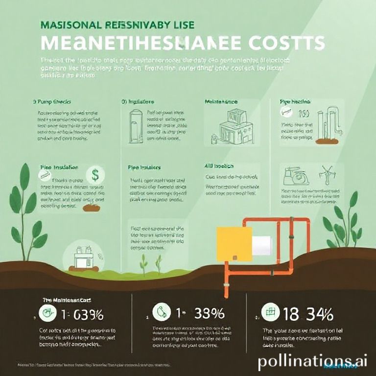 Maintenance costs of geothermal heating