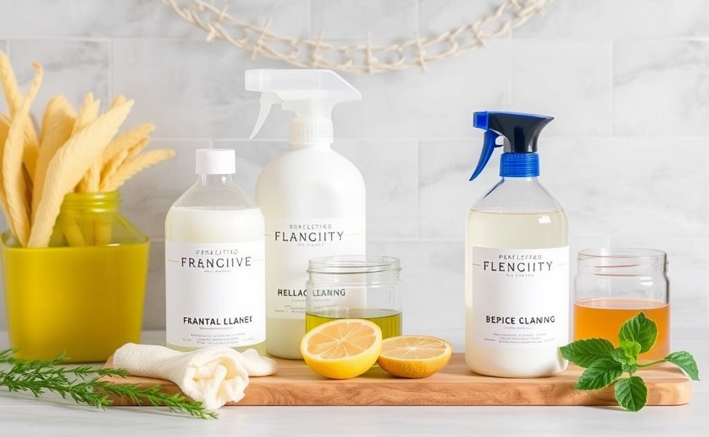 Make natural cleaning solutions for a clean home