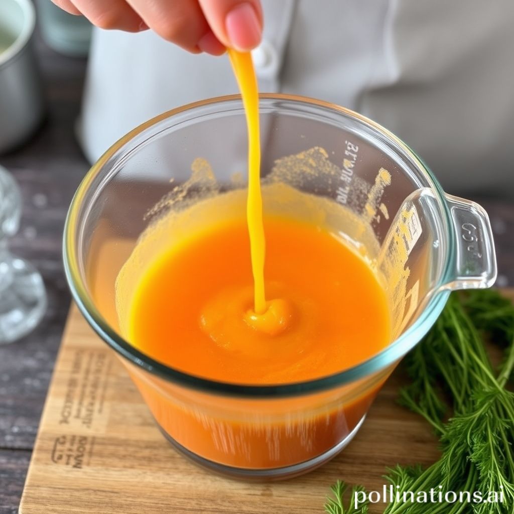 Making the Jamaican carrot juice base