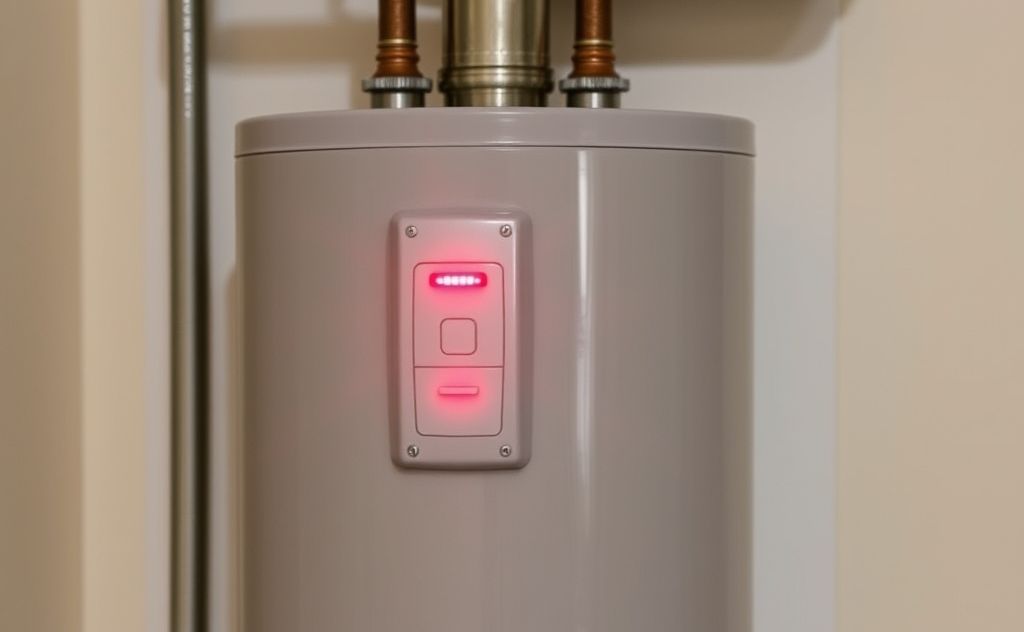 Malaga water heater red light blinking issue