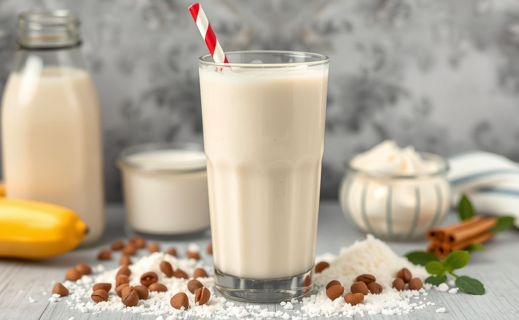 Malted milk shake origin and ingredients blend
