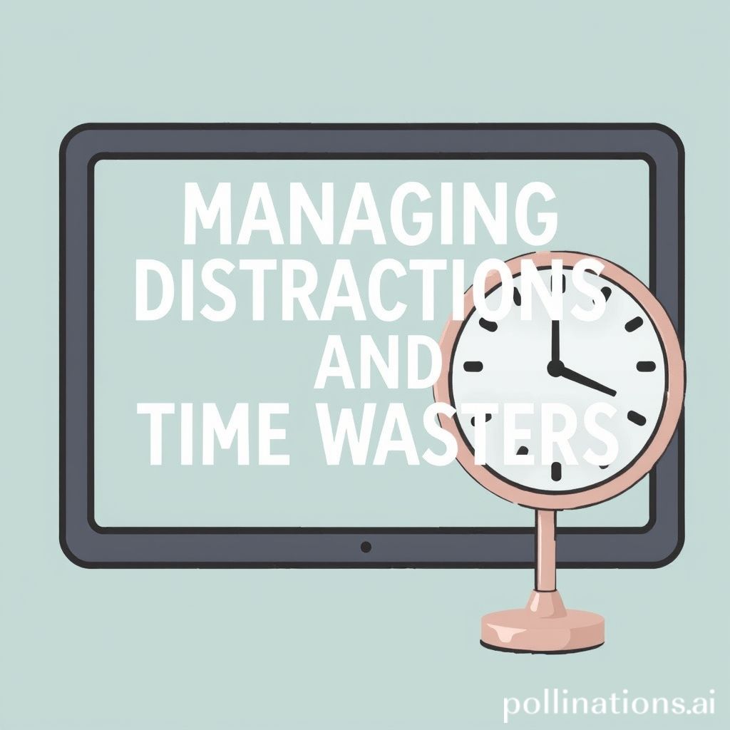 Managing Distractions and Time Wasters